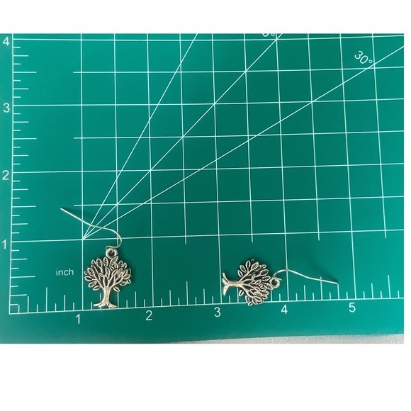 New -Tree of Life Sterling Silver Dangle Earrings Nature Inspired Boho Jewelry - Picture 7 of 11